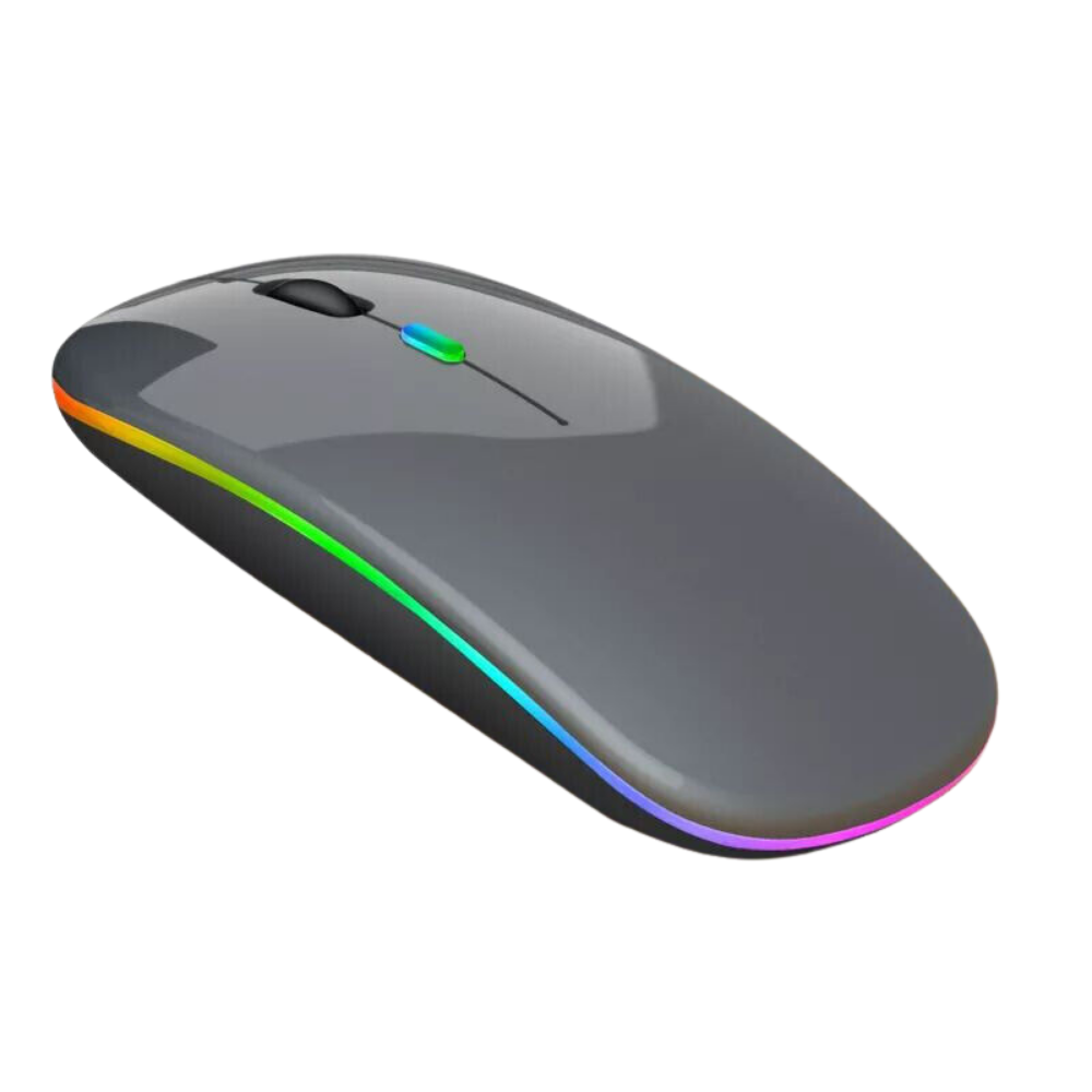 Wireless Optical Mouse Slim LED Rechargeable Bluetooth Laptop PC Desktop