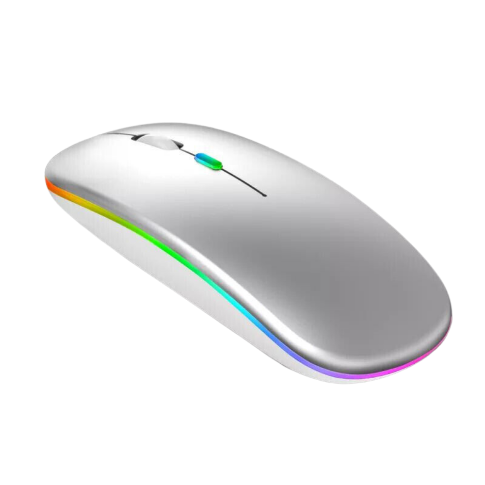 Wireless Optical Mouse Slim LED Rechargeable Bluetooth Laptop PC Desktop