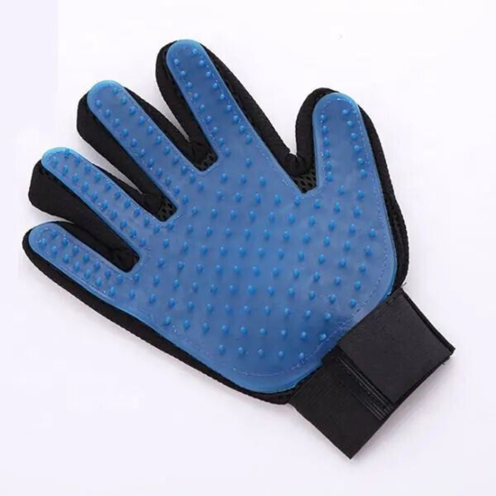 Pet Grooming Gloves Deshedding Massage Hair Removing Glove for Cats or Dogs