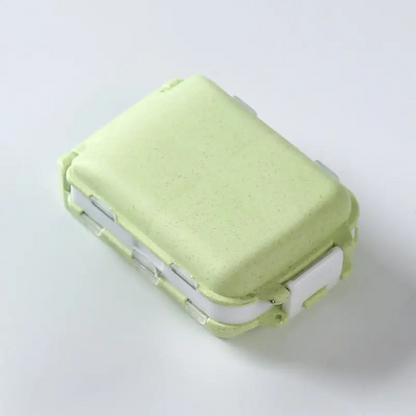 Travel Pill Box 3-layer 8 Compartment Tablet Medicine Organizer Case