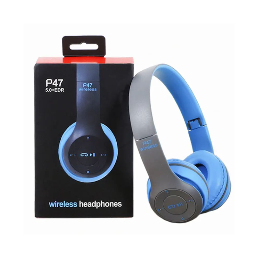 Headphones wireless/wired Bluetooth 5.0 Foldable Stereo P47 Headset