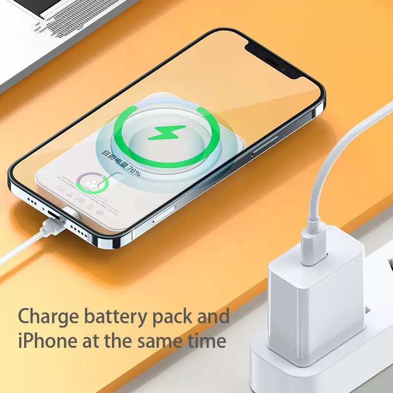 iPhone Portable Battery Magnetic Wireless Mag Qi Compatible Power Charger